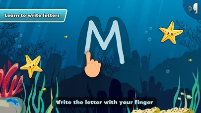 Capturas de tela do Underwater Alphabet: ABC Kids