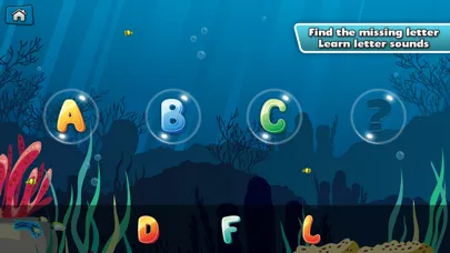 Capturas de tela do Underwater Alphabet: ABC Kids