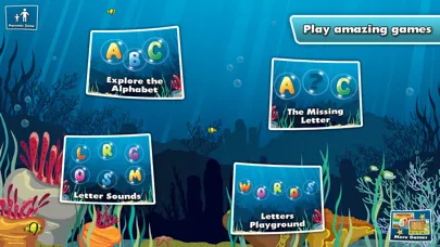Capturas de tela do Underwater Alphabet: ABC Kids