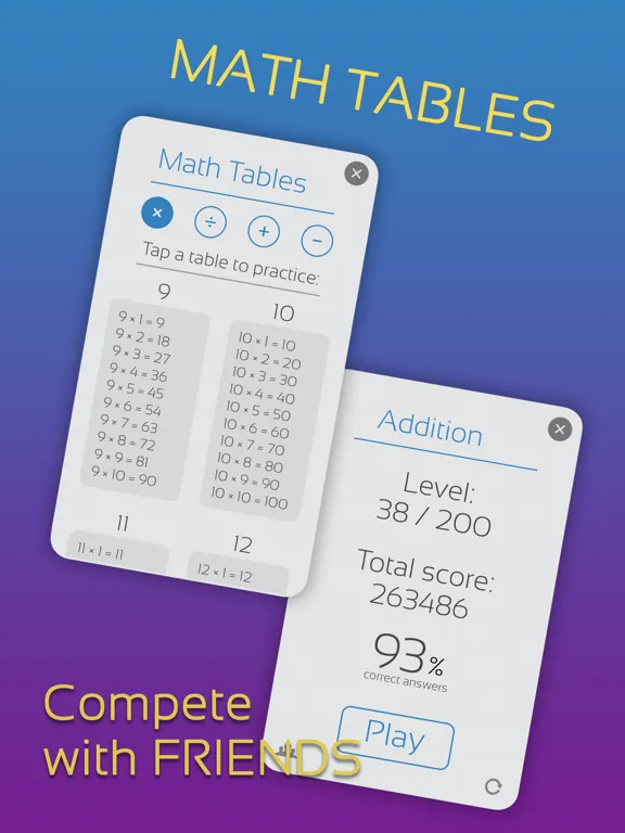 Zrzuty ekranu Pure Math - Math,Brain,Memory iPad 