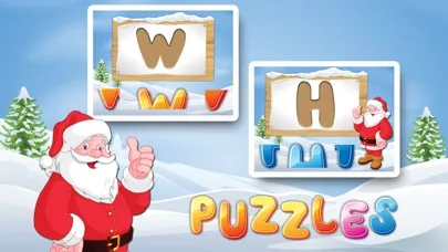 Screenshot di Letters with Santa Free - Kids Learn Alphabet and Letters