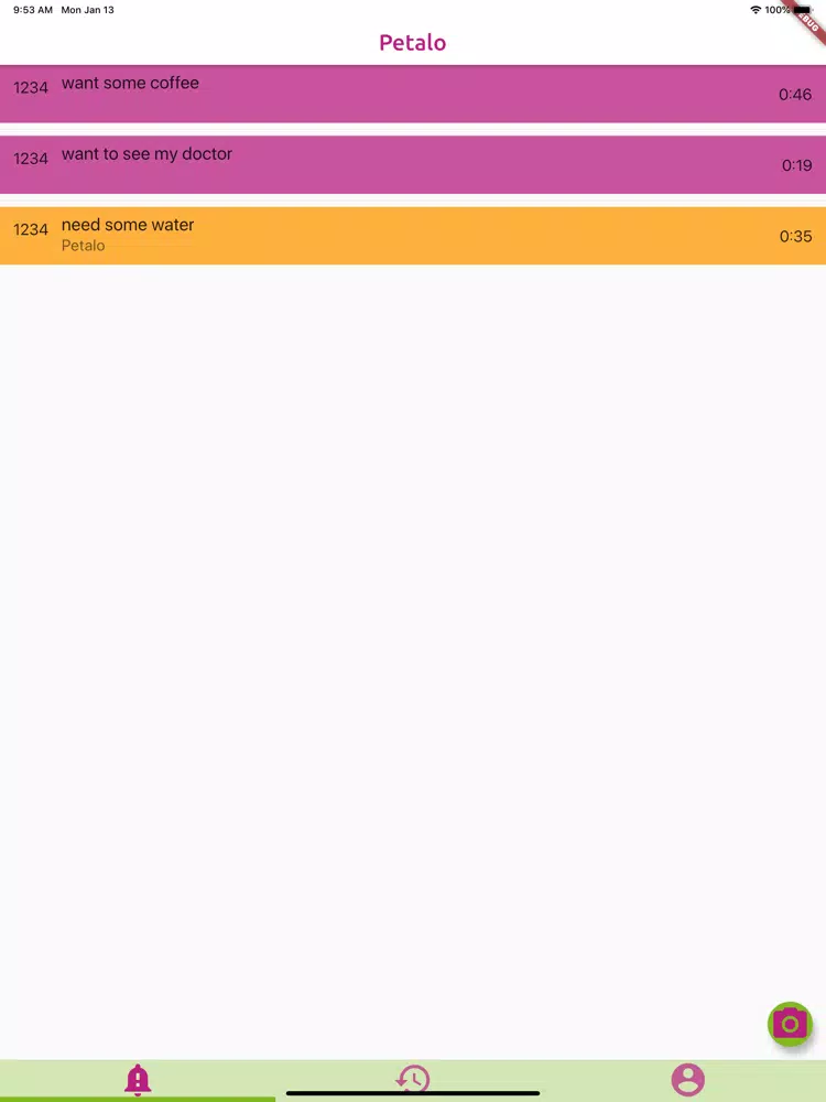 Petalo Notify iPad  سکرین شاٹس