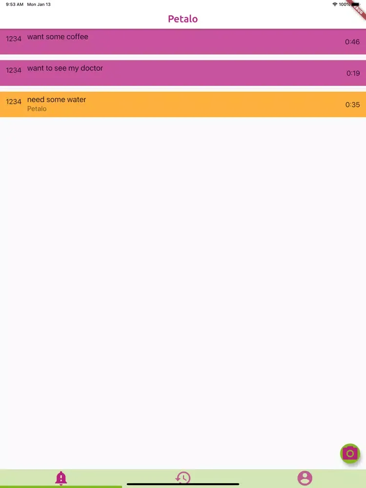 Petalo Notify iPad 应用截图