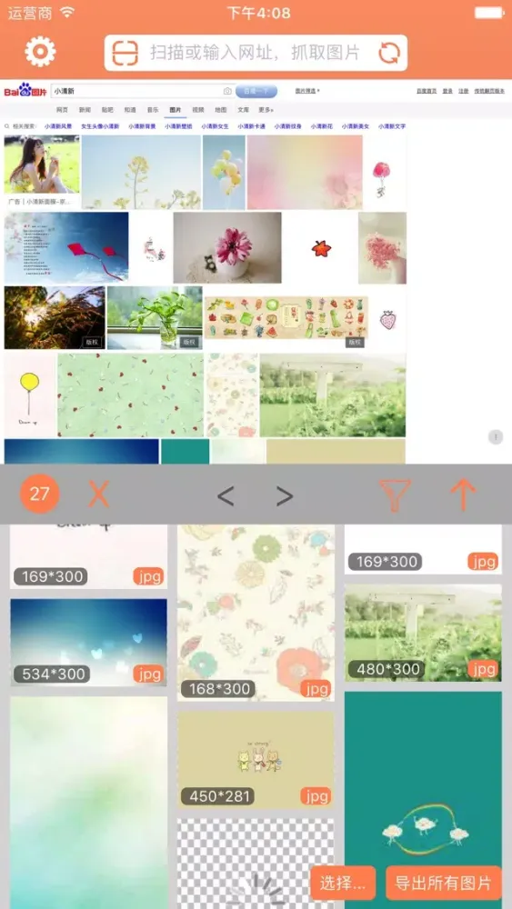 صور 抓图 - 一键收集网页图片的必备工具