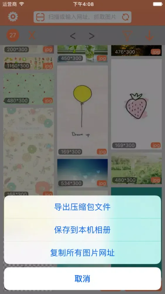 صور 抓图 - 一键收集网页图片的必备工具