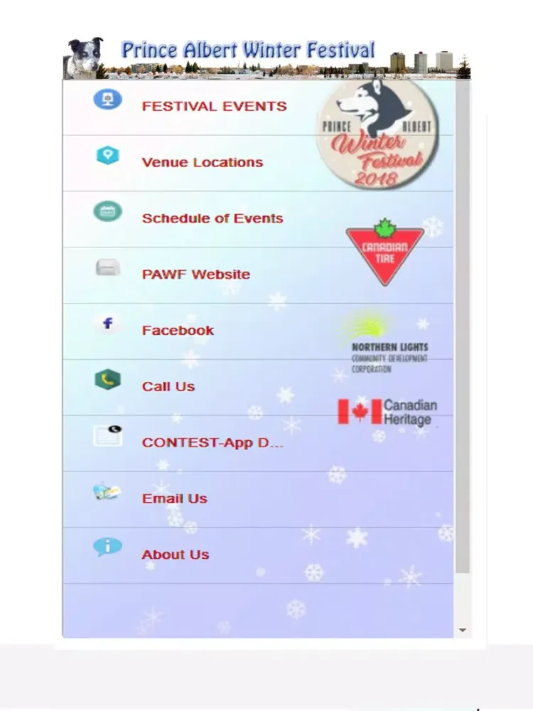 Prince Albert Winter Festival iPad  Screenshots