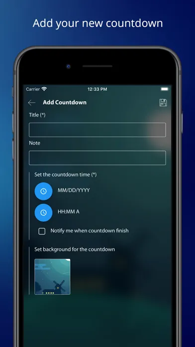 Countdown Task Ekran Görüntüleri