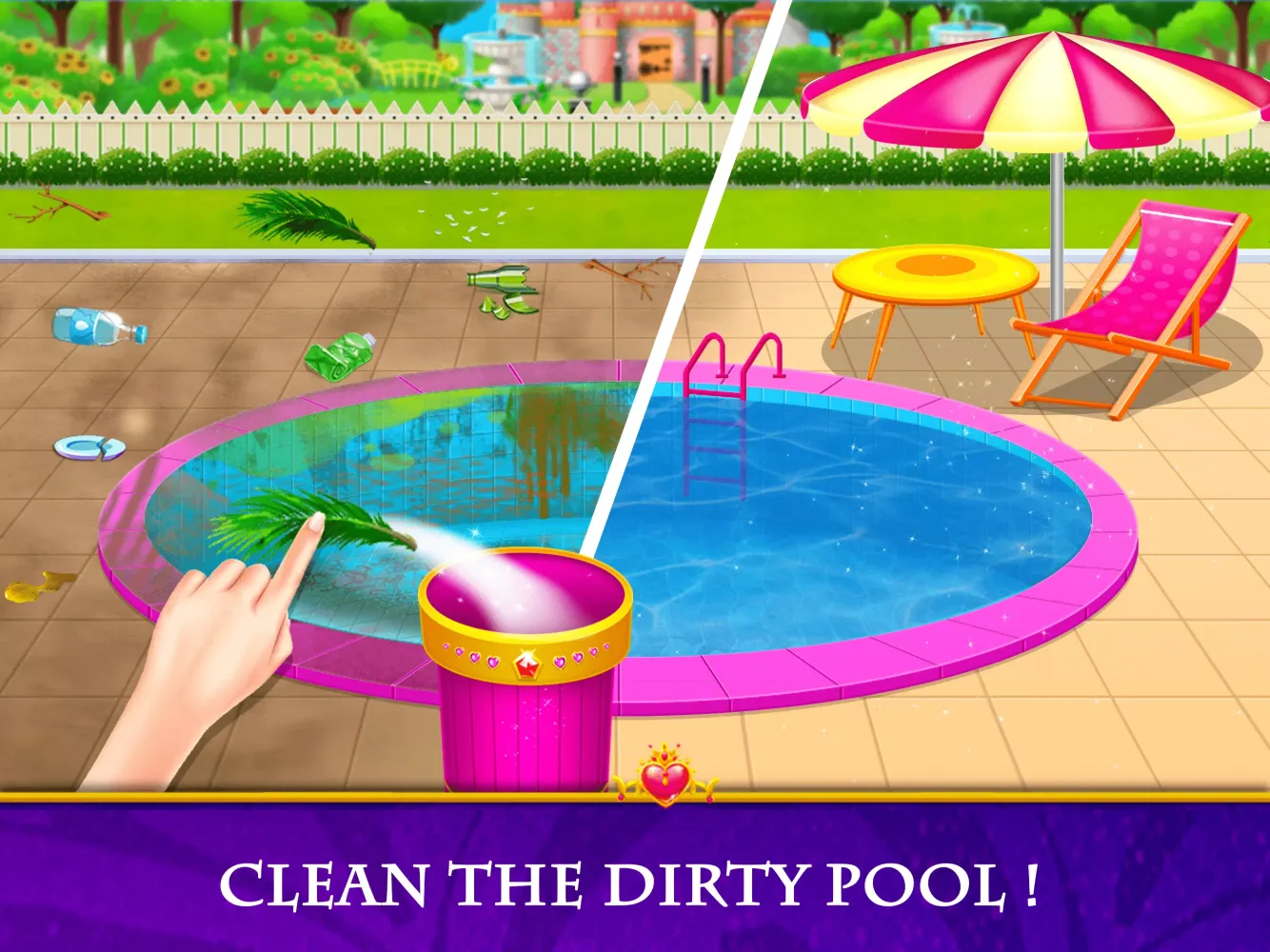 Princess House Cleaning Game应用截图