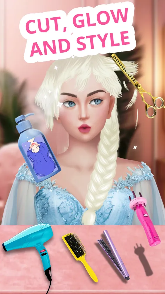 Hair Salon & Makeover Game Screenshots