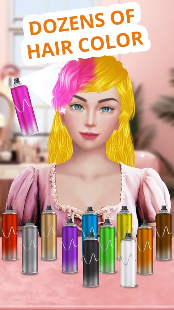Hair Salon & Makeover Game Screenshots