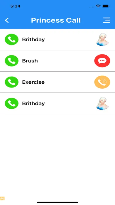Video Call Princess Screenshots