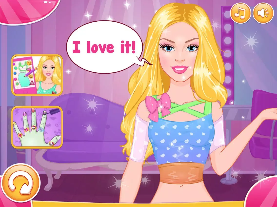 Ảnh chụp màn hình của Princess Crop Top Designer iPad 