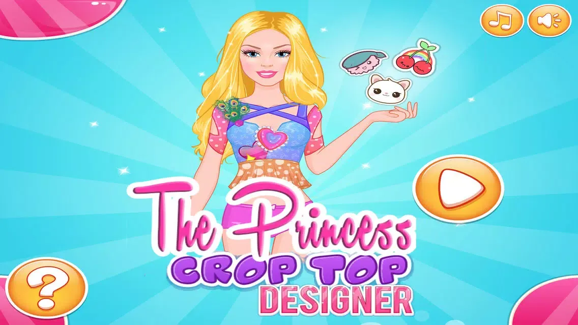 Ảnh chụp màn hình của Princess Crop Top Designer