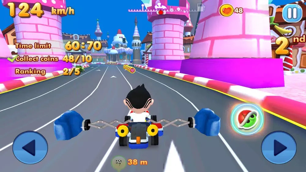 Super Bluey Car Racing 스크린샷