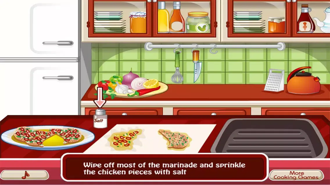 Cooking the First Chicken - girl games for kids Screenshots