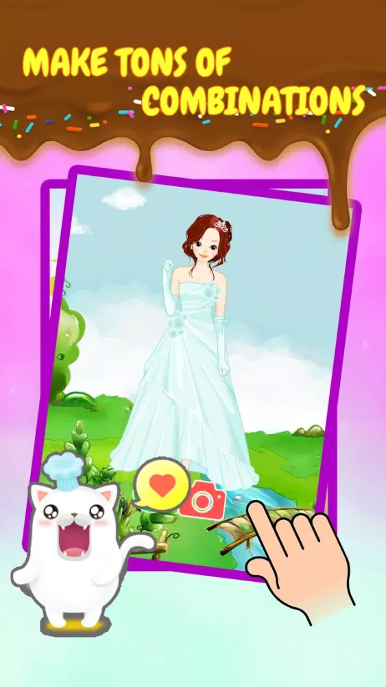 Captures d'écran de A Pretty Princess Wedding Fashion Makeover - Free Dress-Up Kids Games for Girls