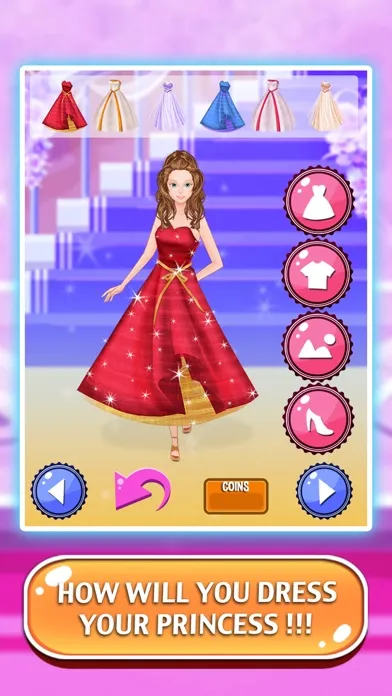 Princess Party - A little girl dress up and salon games for kids Ekran Görüntüleri