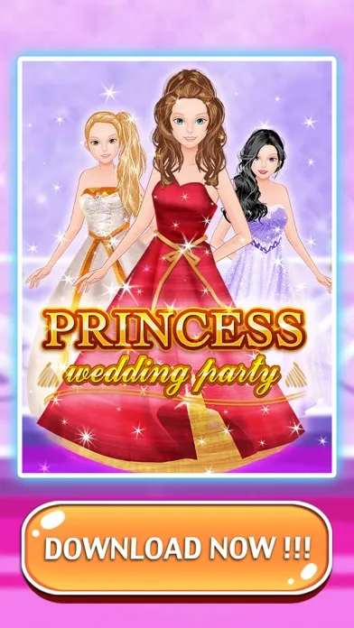 Princess Party - A little girl dress up and salon games for kids Ekran Görüntüleri