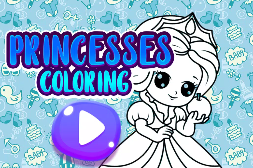 Princesses Coloring Pages for Kids Screenshots