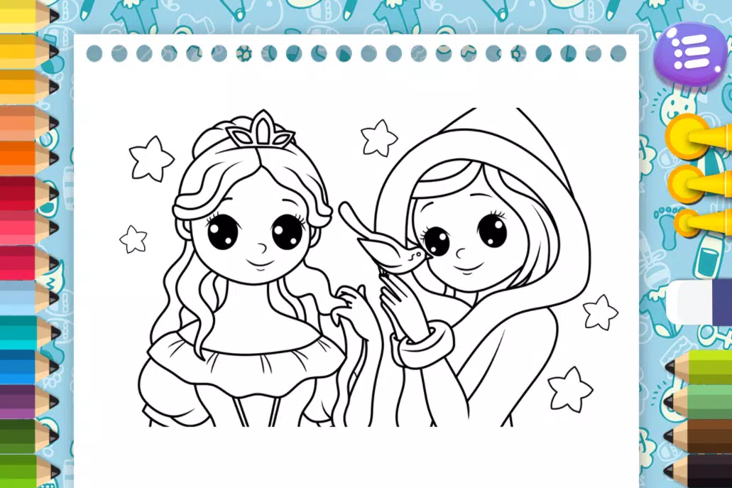 Princesses Coloring Pages for Kids Screenshots