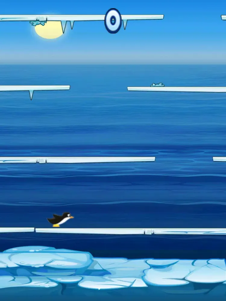 Capturas de tela do Penguin Polar Jump iPad 