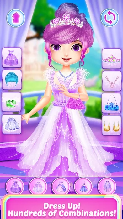Captures d'écran de Princess Game! Girl Doll Phone