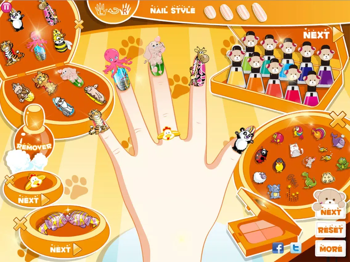 Princess Nail Salon Designs girl games for free iPad  Screenshots