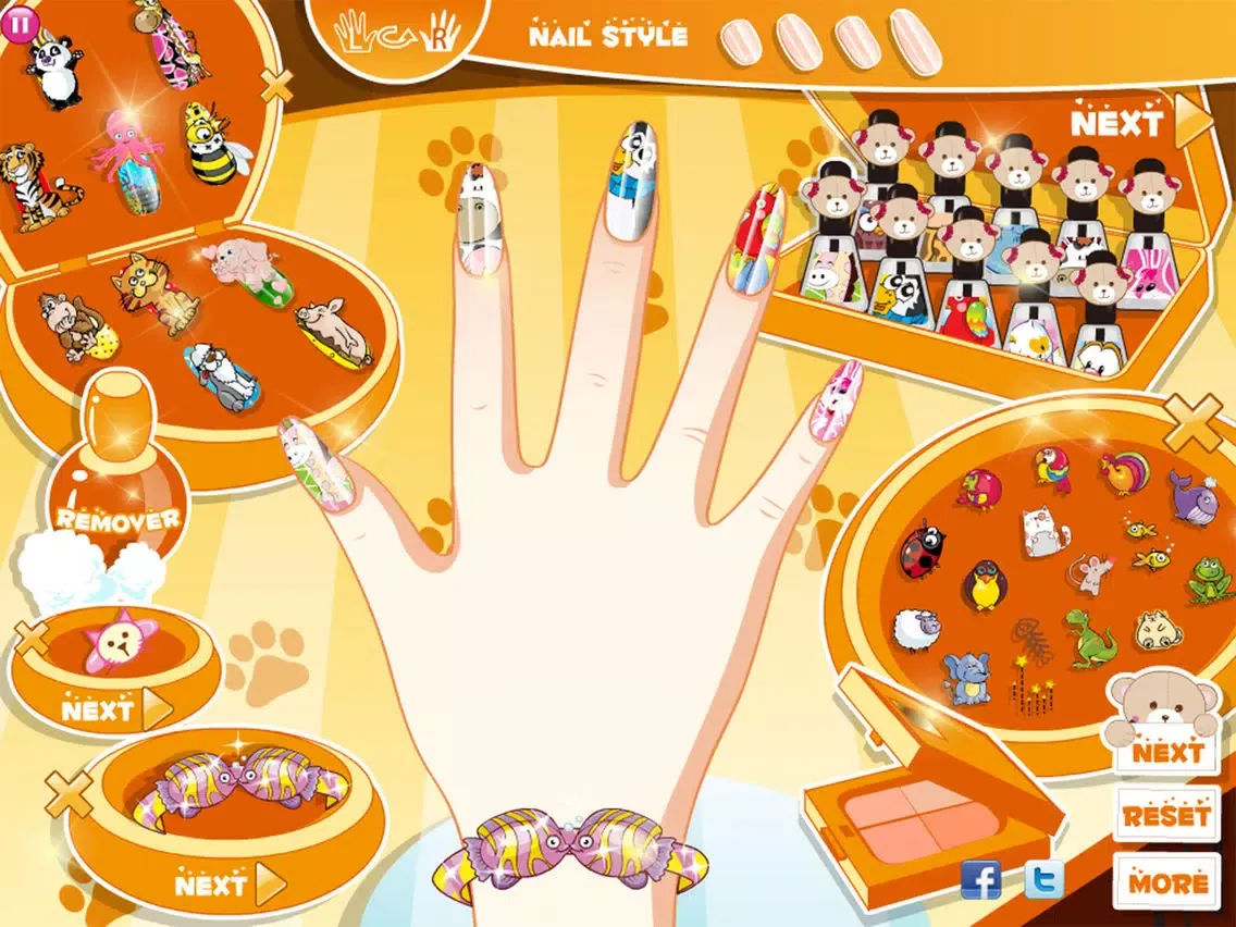 Princess Nail Salon Designs girl games for free iPad  Screenshots
