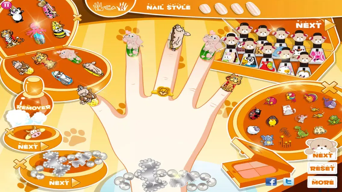 Princess Nail Salon Designs girl games for free Screenshots