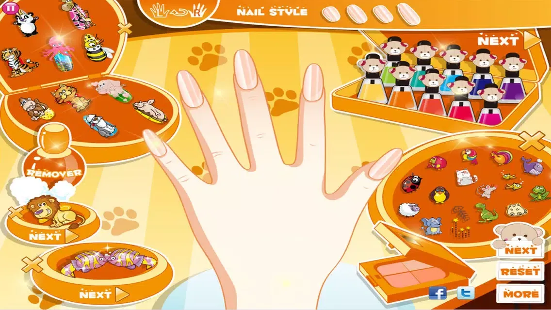 Princess Nail Salon Designs girl games for free Screenshots