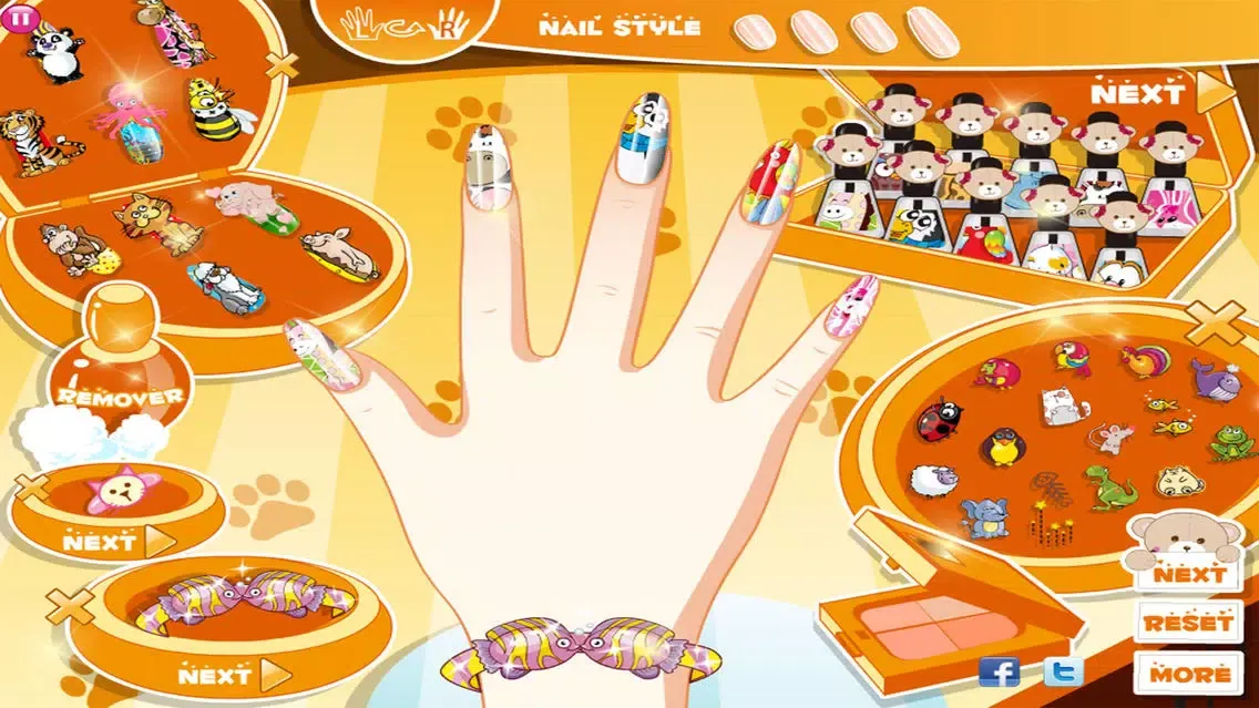 Princess Nail Salon Designs girl games for free Screenshots
