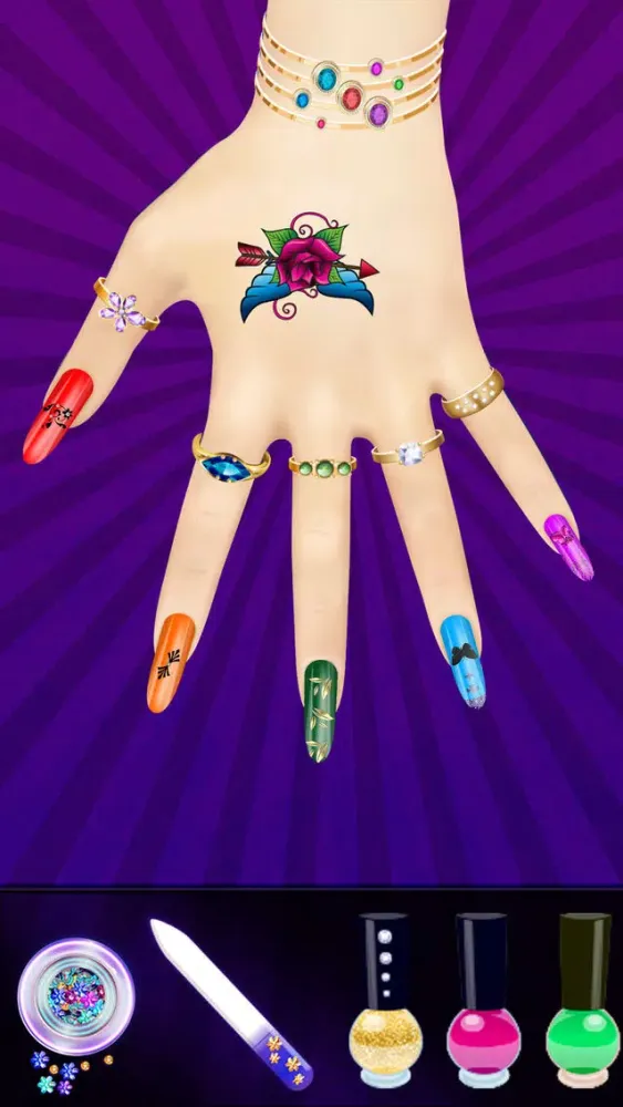 Princess Siwa Nail Salon Screenshots