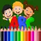 ABC Learning Coloring BookPages For Kids