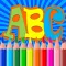 ABC Alphabets Coloring BookPages Free Kids Toddler