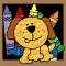 Dog Animal Coloring BookPages For Kids