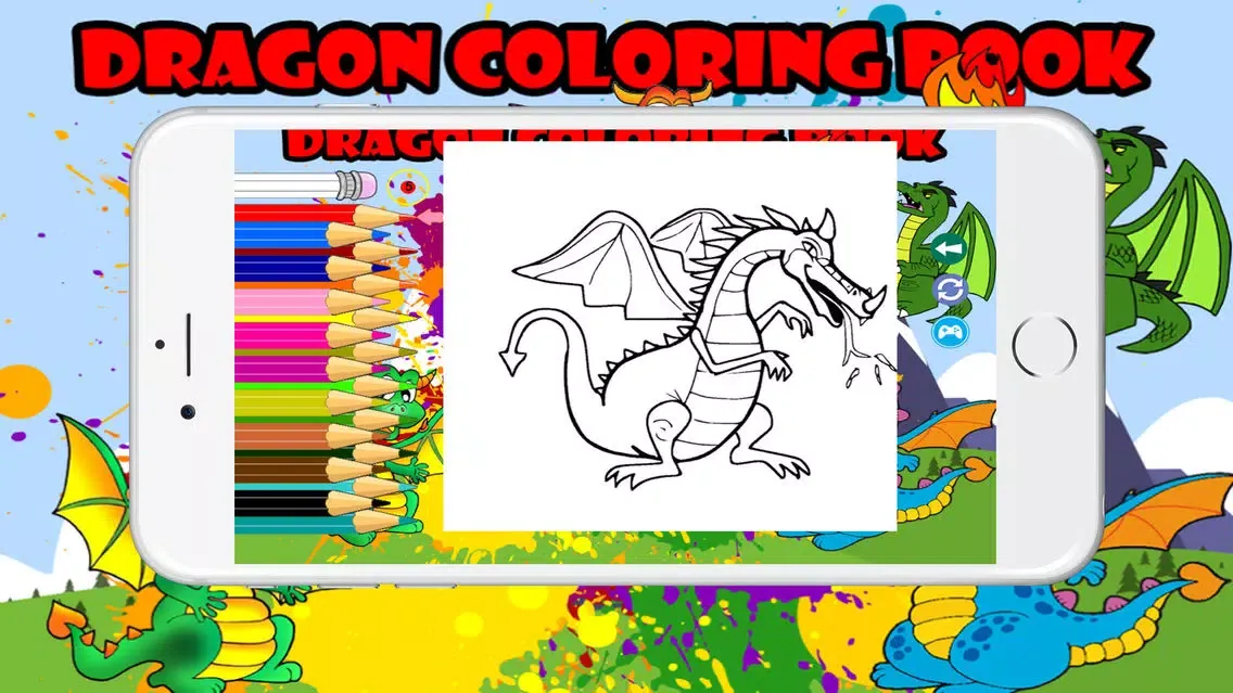 Dragon Coloring Book For Kids Tolders スクリーンショット
