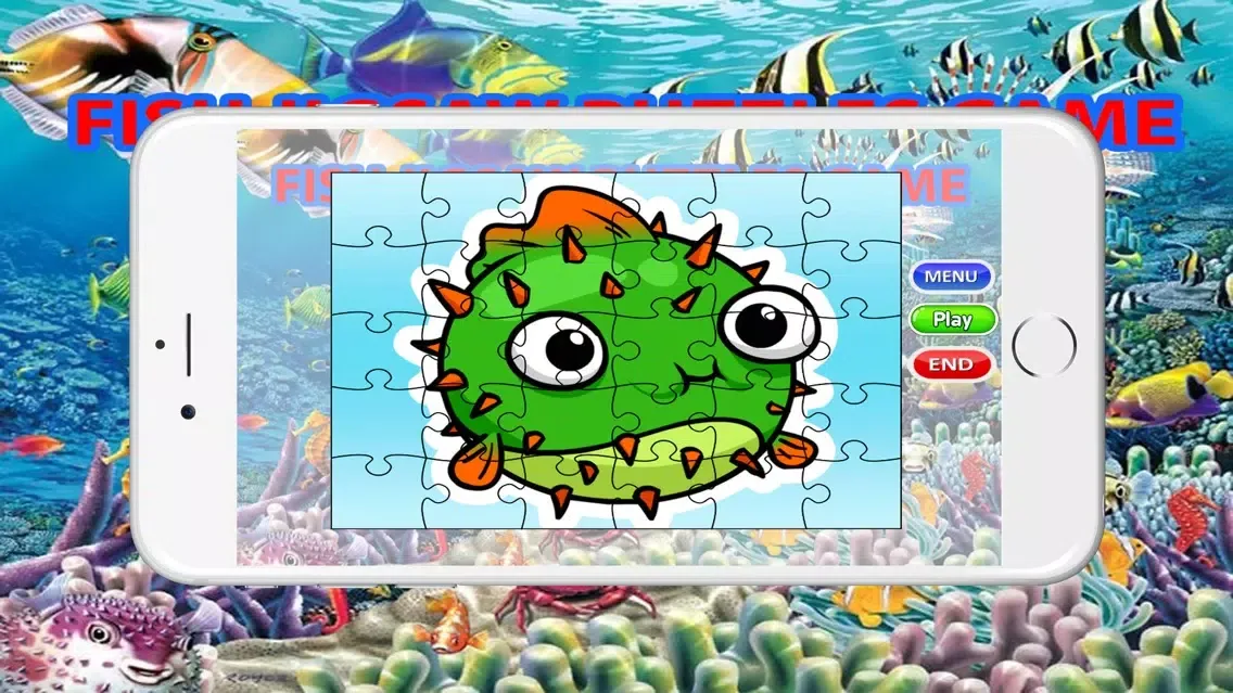 SeaFish Aquarium Jigsaw Puzzles Game For Kids Screenshots