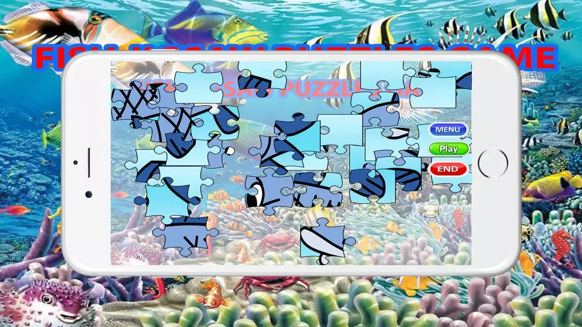 SeaFish Aquarium Jigsaw Puzzles Game For Kids Screenshots