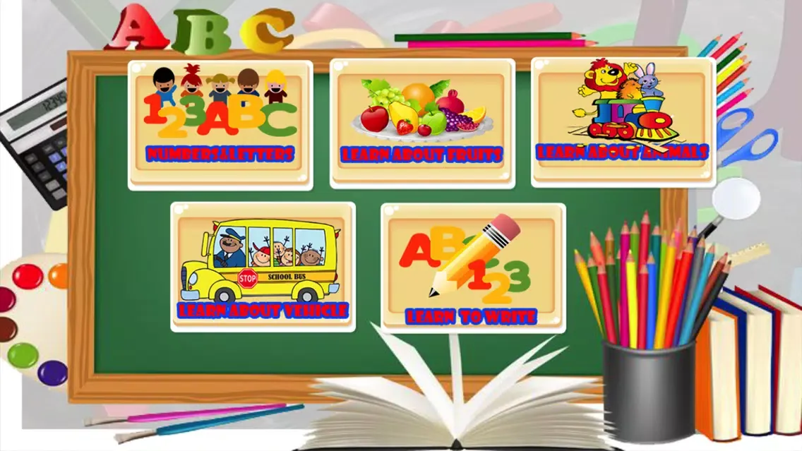 Ảnh chụp màn hình của Learn Alphabet 123 Animal Game