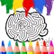 Maze Coloring BookPages Free For Kids Toddler