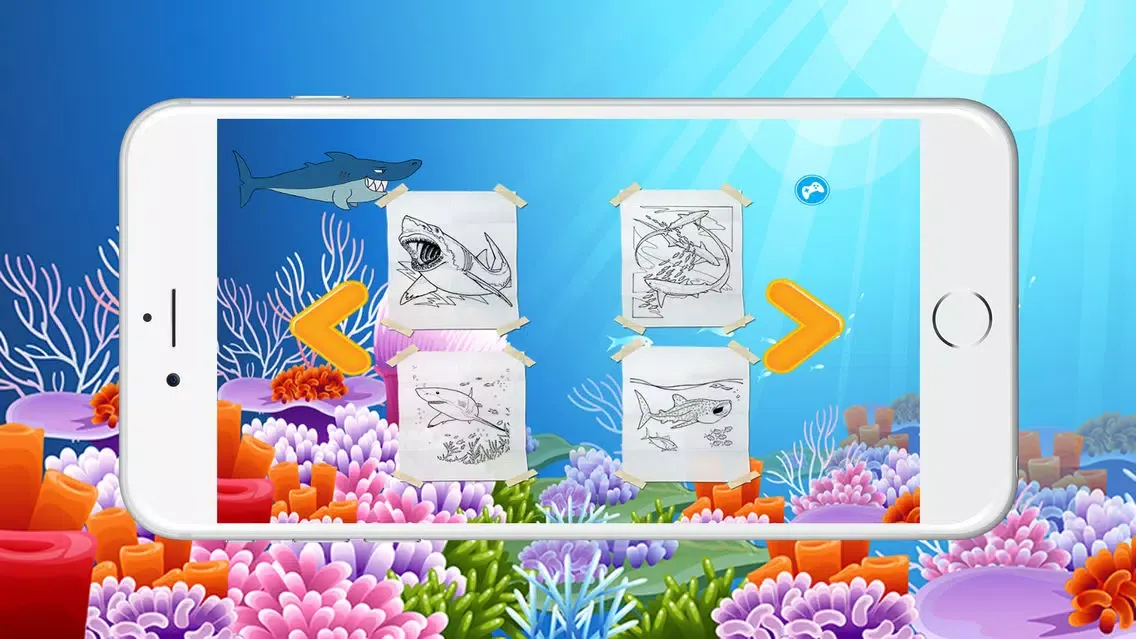 Shark Coloring Book For Kids Toddler应用截图