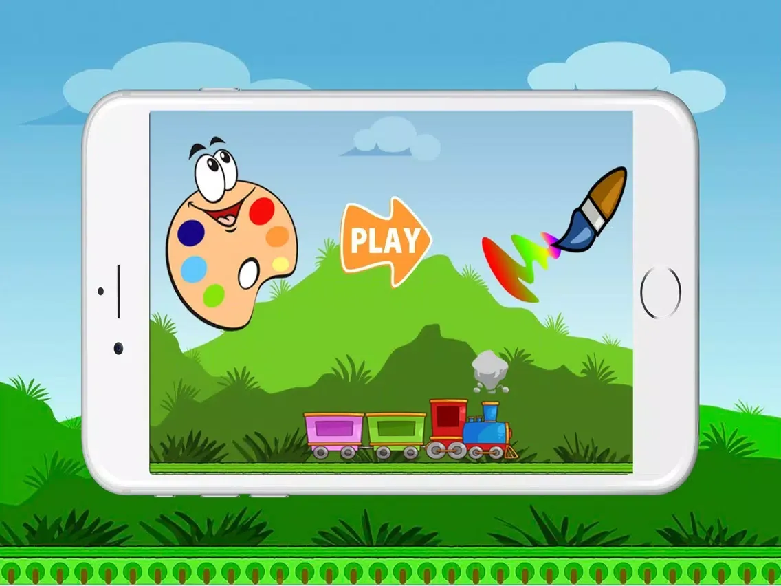 Capturas de pantalla de Train Coloring BookPages Free For Kids iPad 