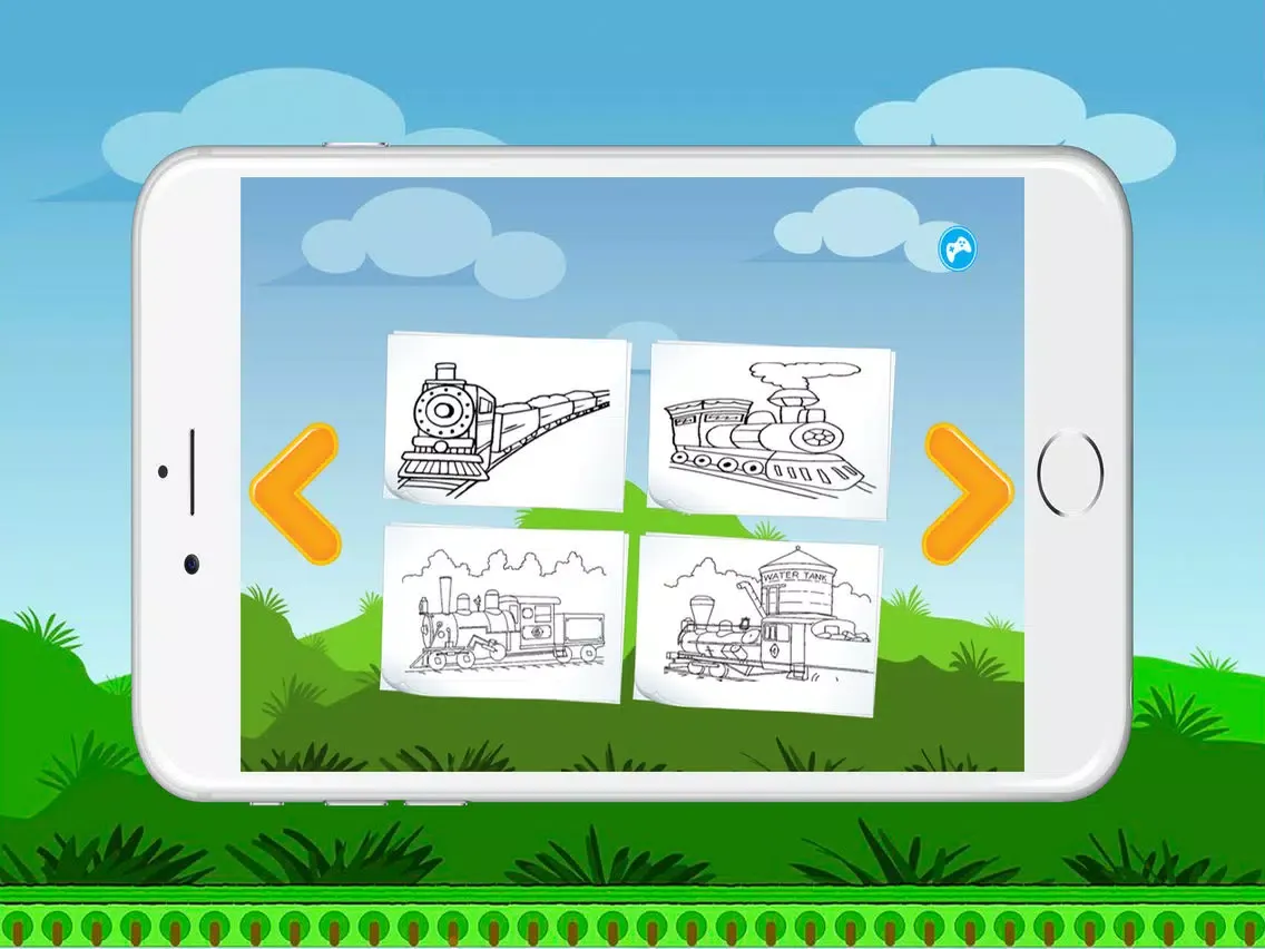 Capturas de pantalla de Train Coloring BookPages Free For Kids iPad 