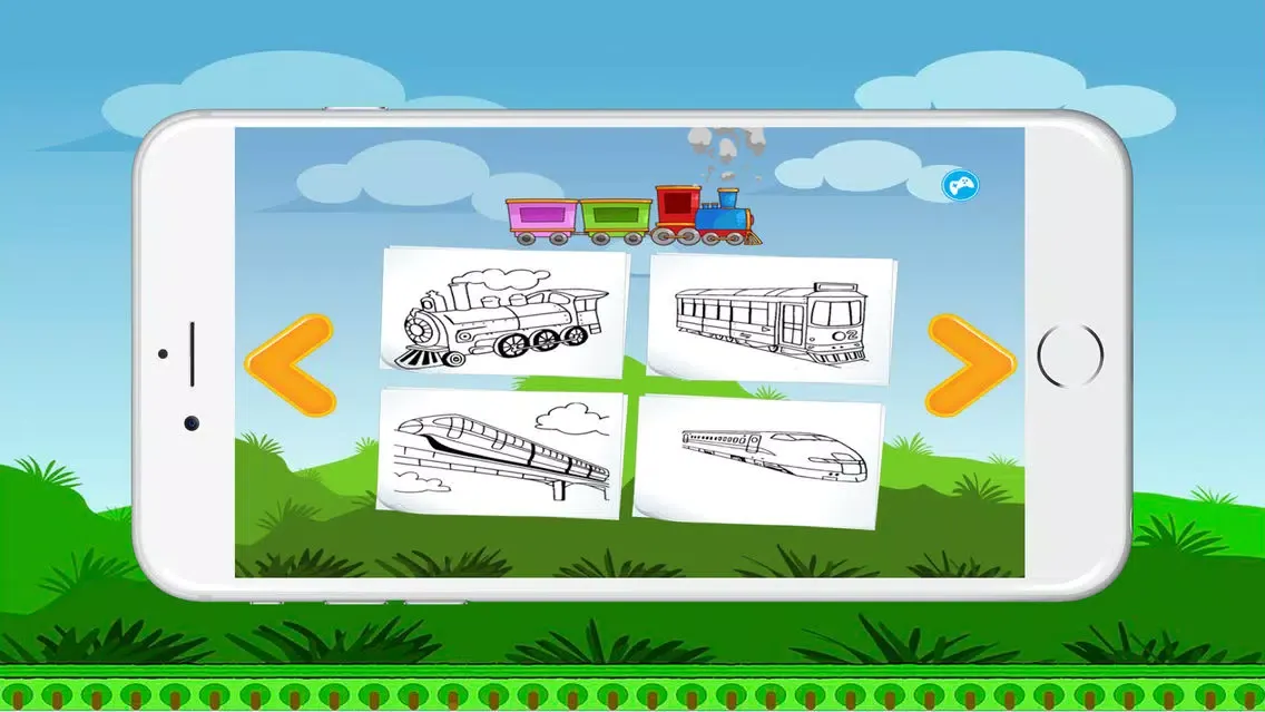 Capturas de pantalla de Train Coloring BookPages Free For Kids