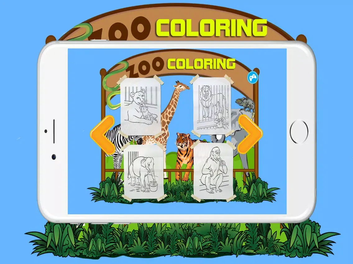 Скриншоты Zoo Animal Coloring BookPages For Kids iPad 