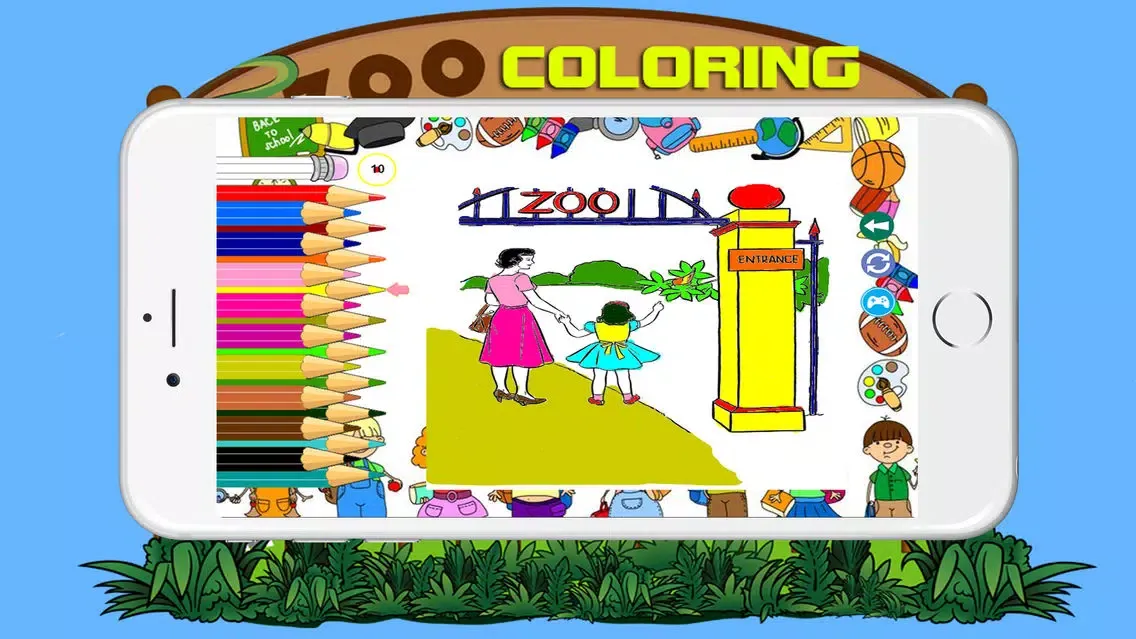 Скриншоты Zoo Animal Coloring BookPages For Kids