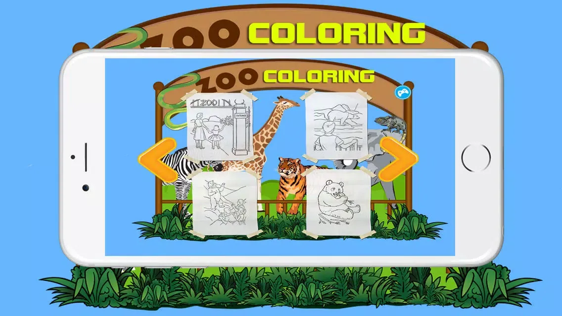 Скриншоты Zoo Animal Coloring BookPages For Kids