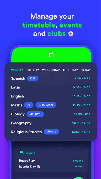 Captures d'écran de Classify — School Planner