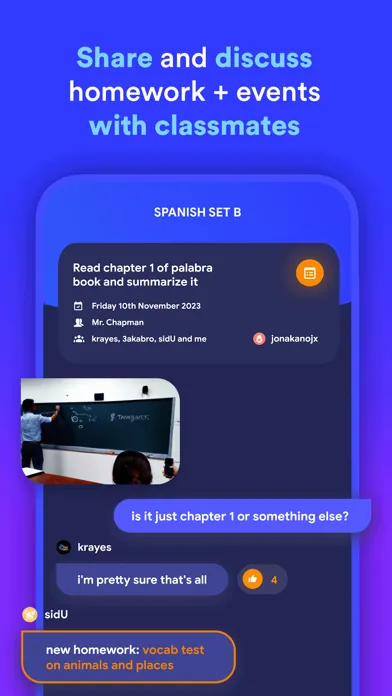 Captures d'écran de Classify — School Planner