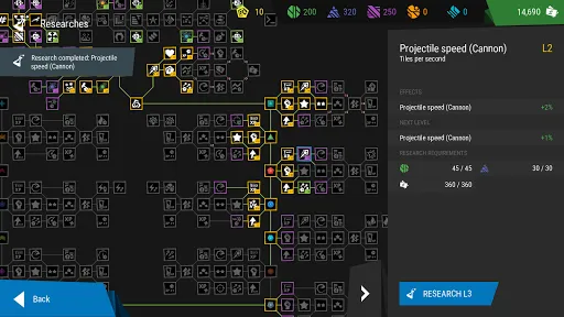 Capturas de tela do Infinitode 2 - Tower Defense